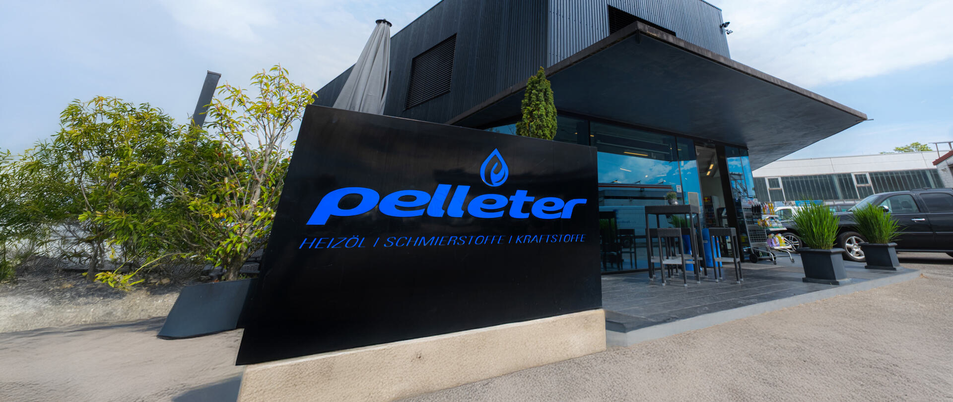 Pelleter Ansicht Gebäude